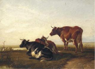 Thomas Sidney Cooper, R.A. - A Summer\'S Day