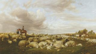 Thomas Sidney Cooper, R.A. - April Showers