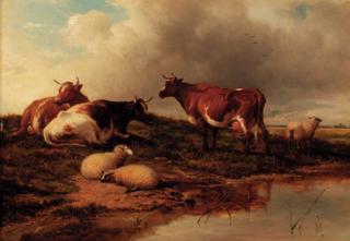 Thomas Sidney Cooper, R.A. - Canterbury Meadows