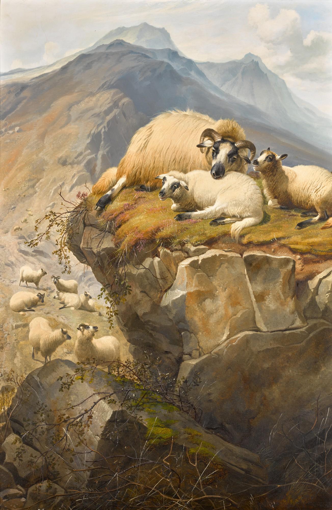 Thomas Sidney Cooper, R.A. - Sheep In The Isle Of Skye