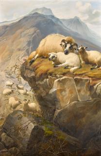Thomas Sidney Cooper, R.A. - Sheep In The Isle Of Skye