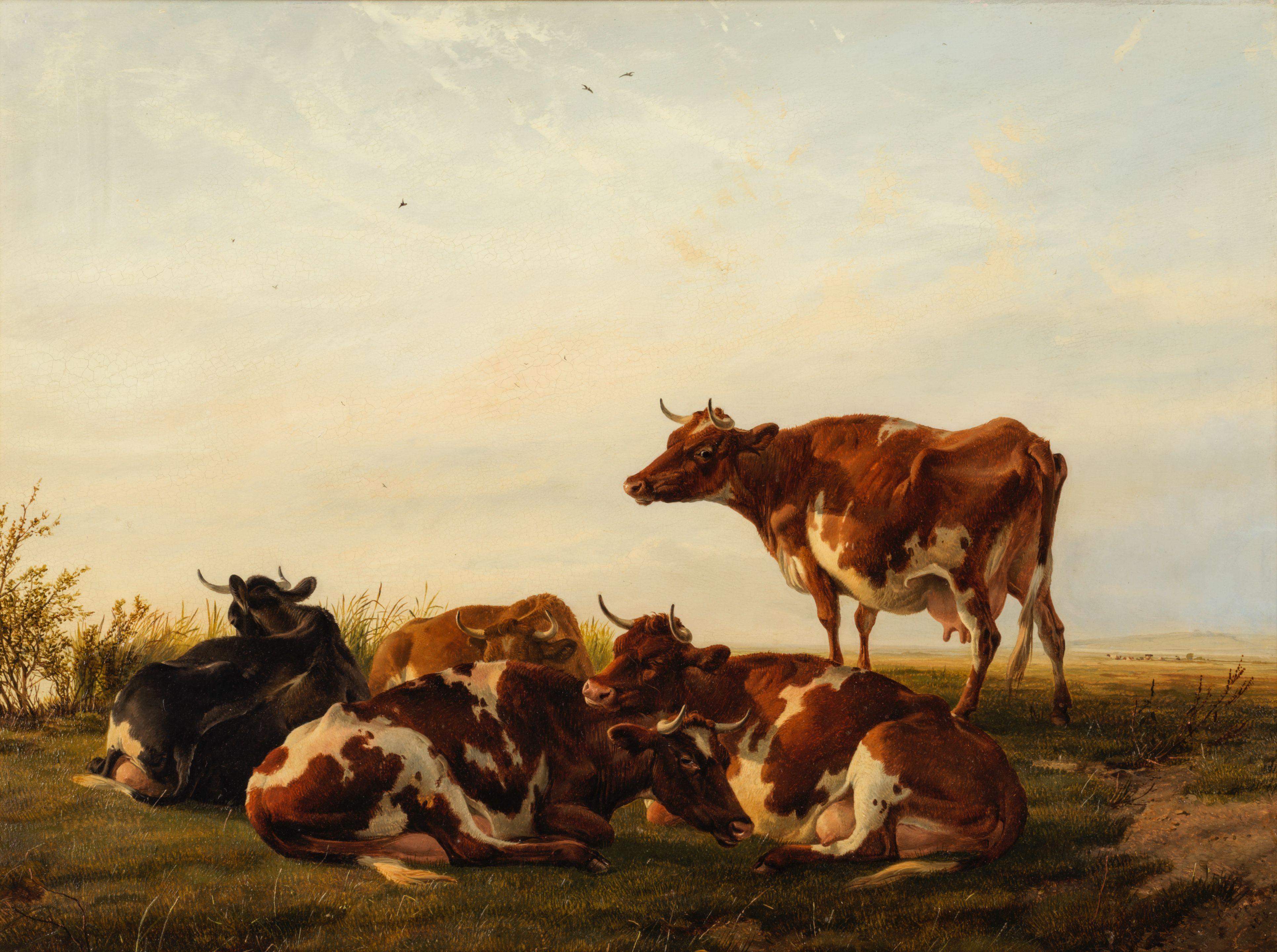 Thomas Sidney Cooper, RA - Cattle at pasture