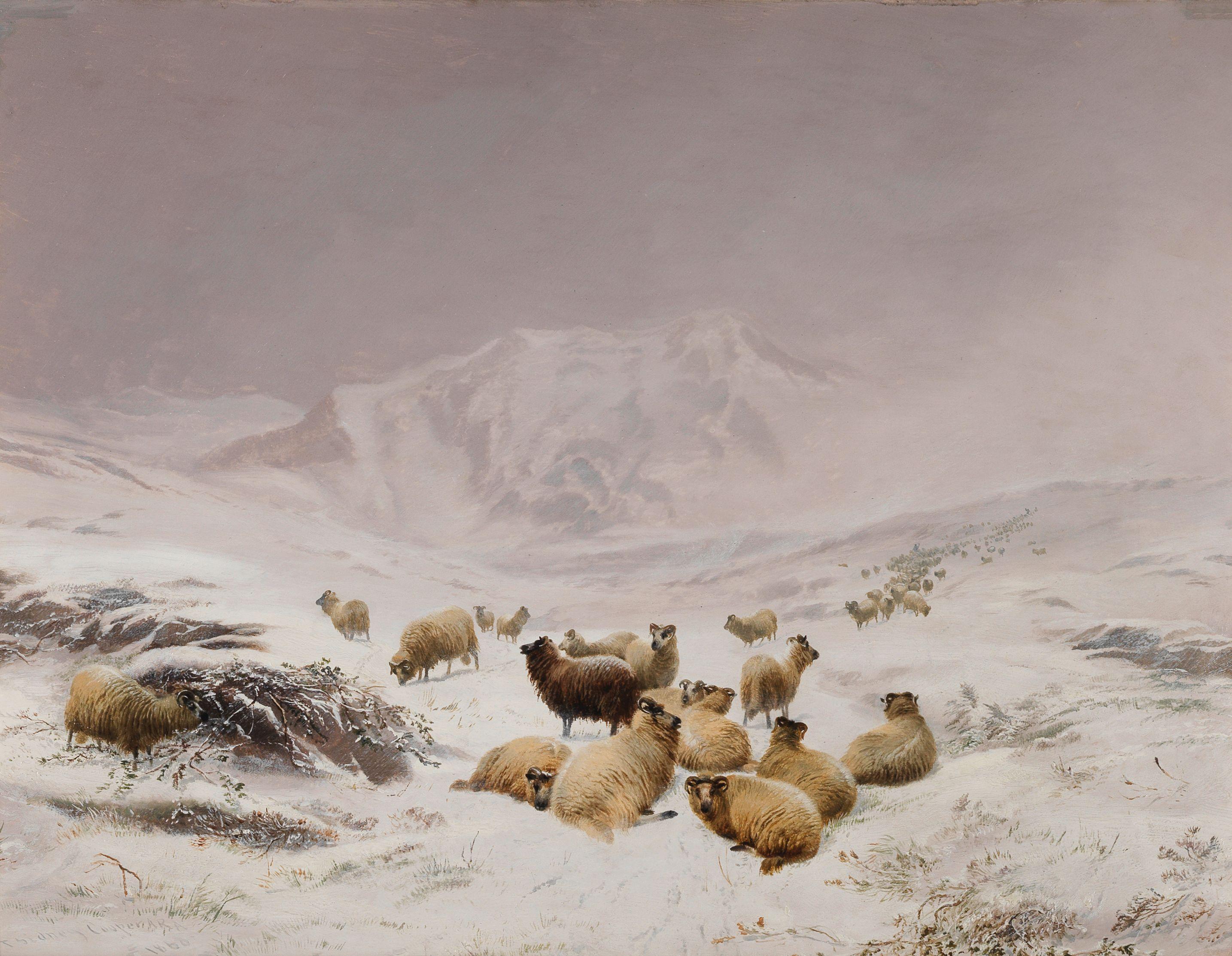 Thomas Sidney Cooper, RA - Crossing Newbiggin Moor