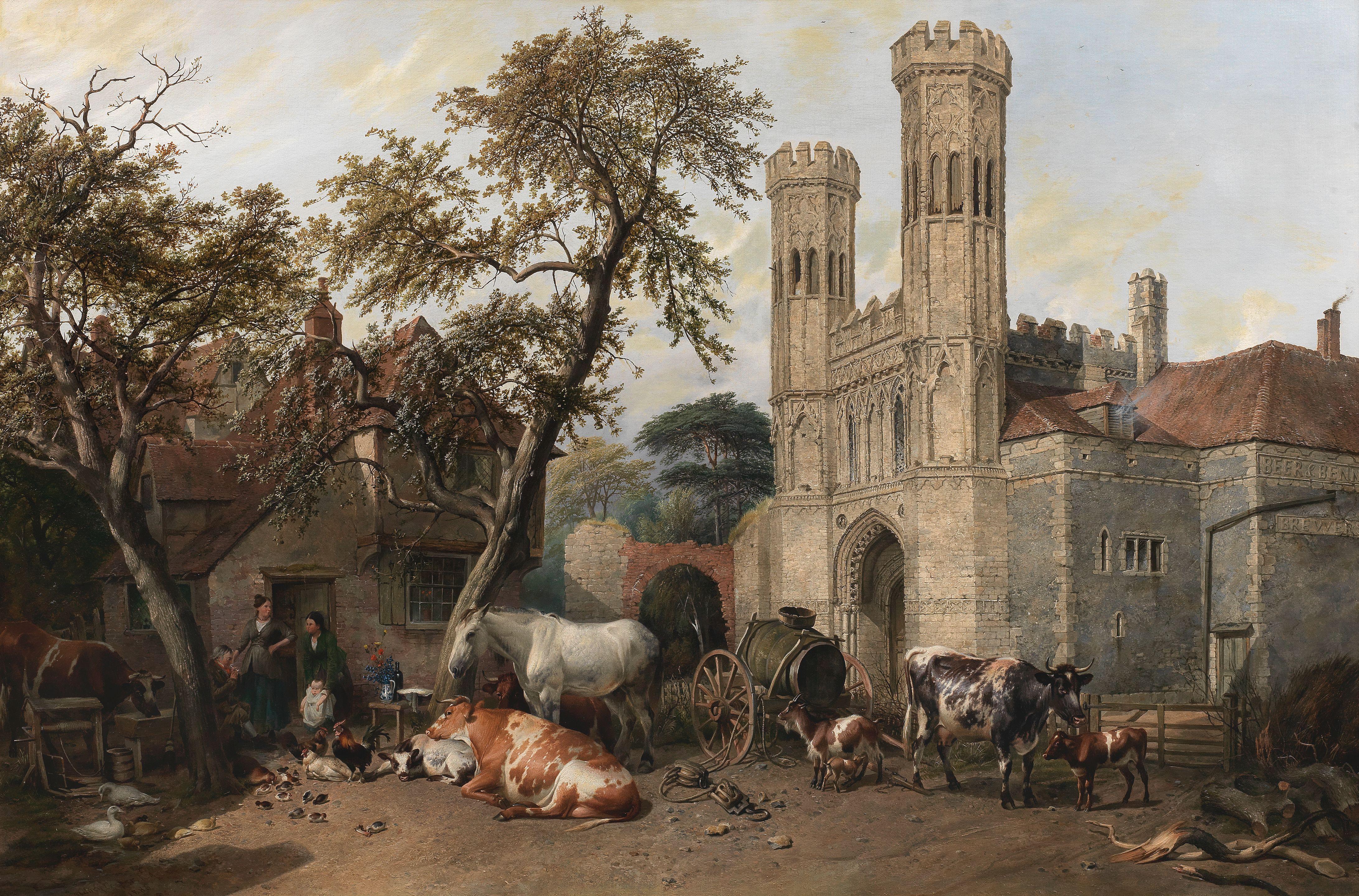 Thomas Sidney Cooper, RA - Saint Augustine\'s, Canterbury, in 1883