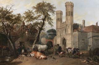 Thomas Sidney Cooper, RA - Saint Augustine\'s, Canterbury, in 1883