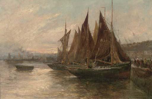 Thomas Sidney - Boulogne Harbour