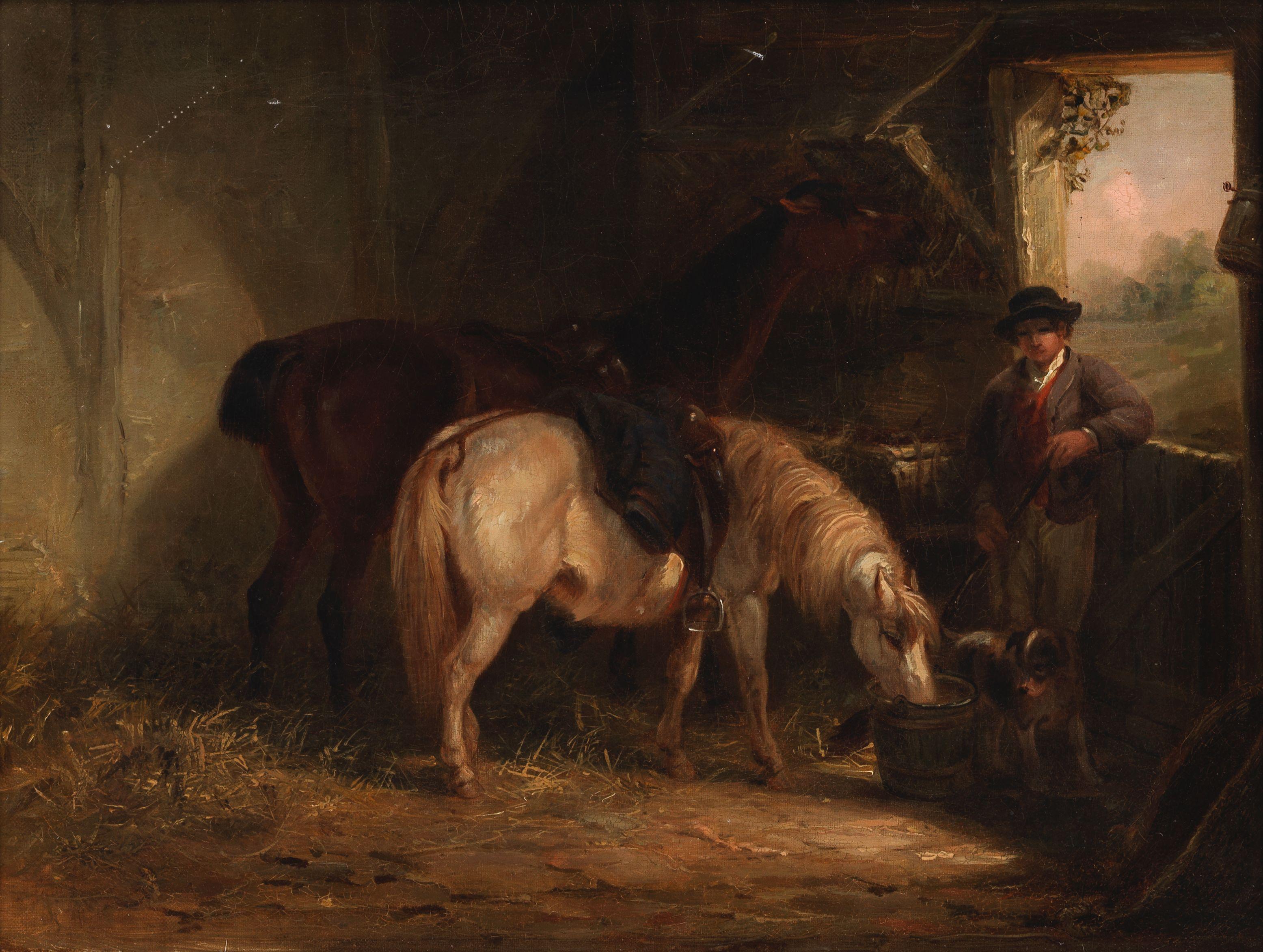Thomas Smythe - Feeding the ponies