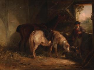 Thomas Smythe - Feeding the ponies