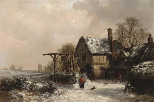 Thomas Smythe - Outside the Stag, winter