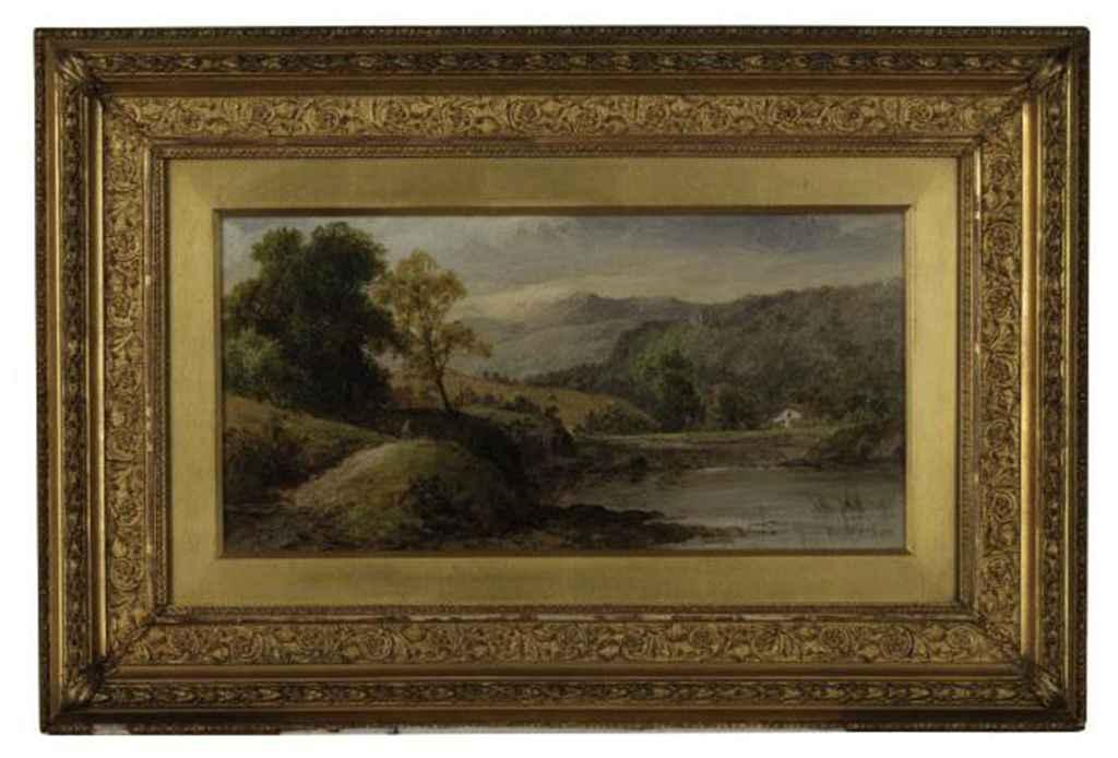Thomas Stanley Barber - A river landscape with hills beyond; and Another similar
