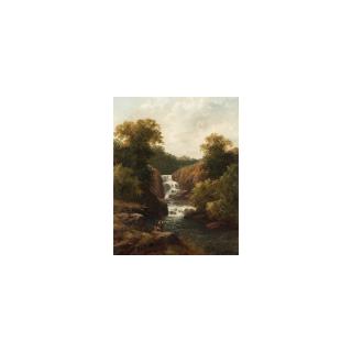 Thomas Stanley Barber - Mellincourt Falls; River Scene