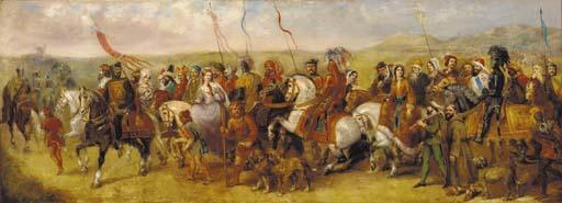 Thomas Stothard, R.A. - \'The Tournament At Ashby De La Zouch\', A Scene From Ivanhoe