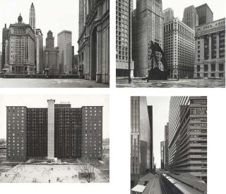 Thomas Struth - Lake Street, Chicago, 1990 North Michigan Avenue, Chicago, 1990 South Lake Street Apartments No 2, Chicago, 1990 Daley Plaza, Chicago, 1990