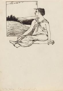 Thomas Theodor Heine - 2 Bll.: Illustrationsvorlagen.