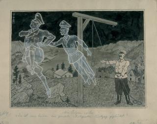 Thomas Theodor Heine - „Am Galgen vorbei“.