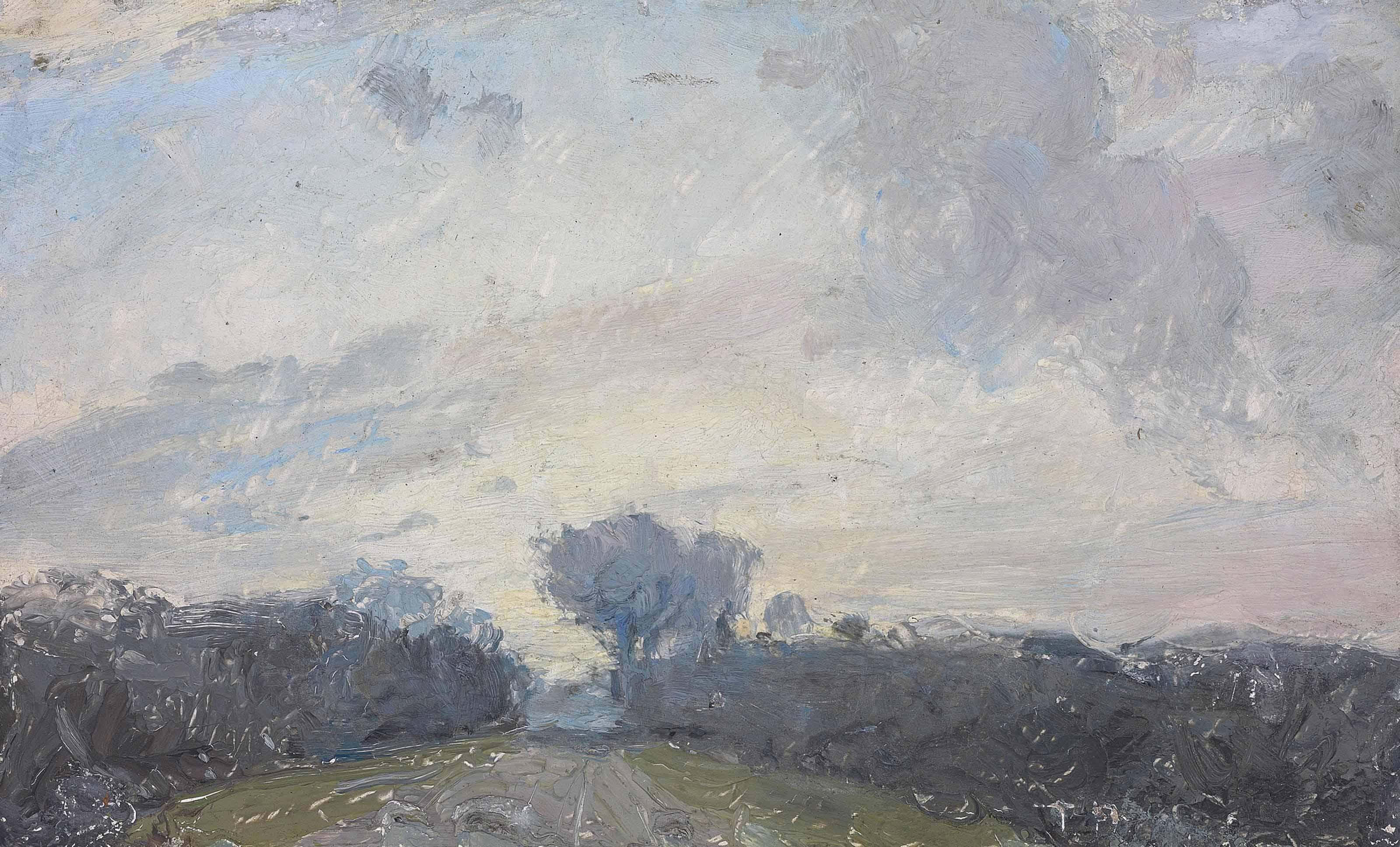 Thomas (Tom) William Roberts - Winter Landscape