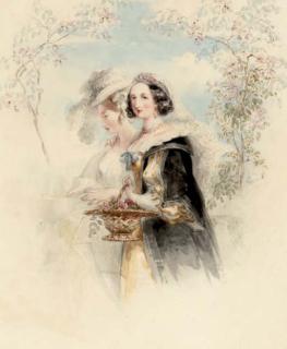 Thomas Uwins, R.A. - A comforting hand