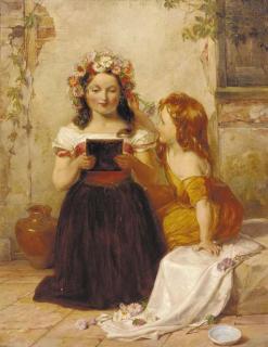 Thomas Uwins, R.A. - The May Queen