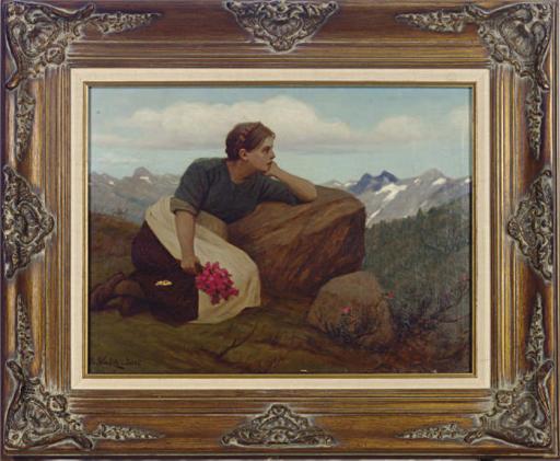 Thomas Walch - Girl in the Alps