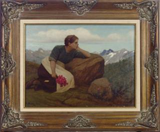 Thomas Walch - Girl in the Alps