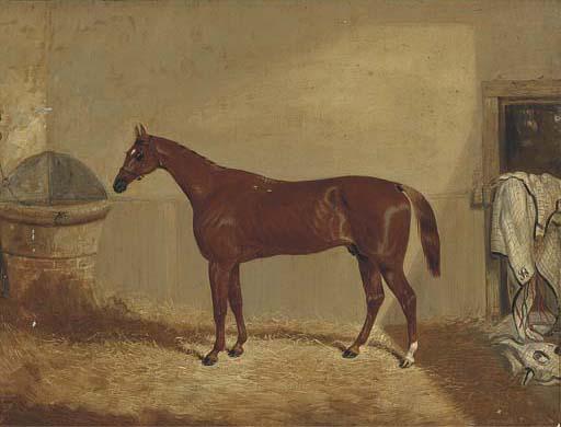 Thomas Walker Bretland - The Derby Winner \'Daniel O\'Rourke\' In A Stable