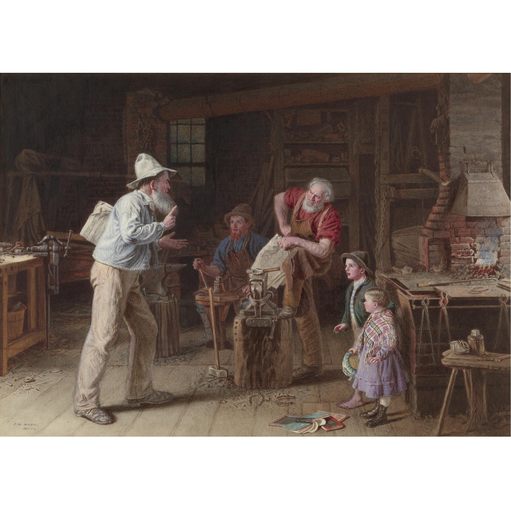 Thomas Waterman Wood - Arguing the Question