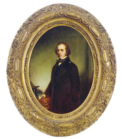 Thomas Waterman Wood - Portrait of William Prescott Smith; and a companion portrait of Margaret Anne Smith