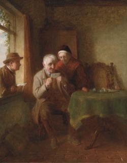 Thomas Webster, R.A. - The letter