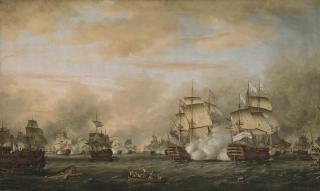 Thomas Whitcombe - The Battle of the Saintes, 9-12 April 1782