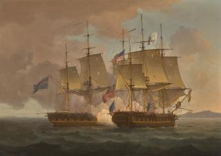 Thomas Whitcombe - The Celebrated Engagement During Which H.M.S. Shannon Captured The American Frigate Chesapeake, 1St June 1813