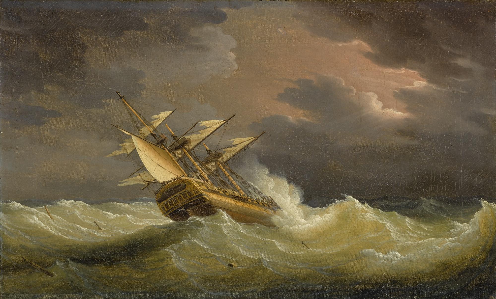 Thomas Whitcombe - The East Indiaman, \'Duke Of Buccleuch,\' July 2Nd 1797