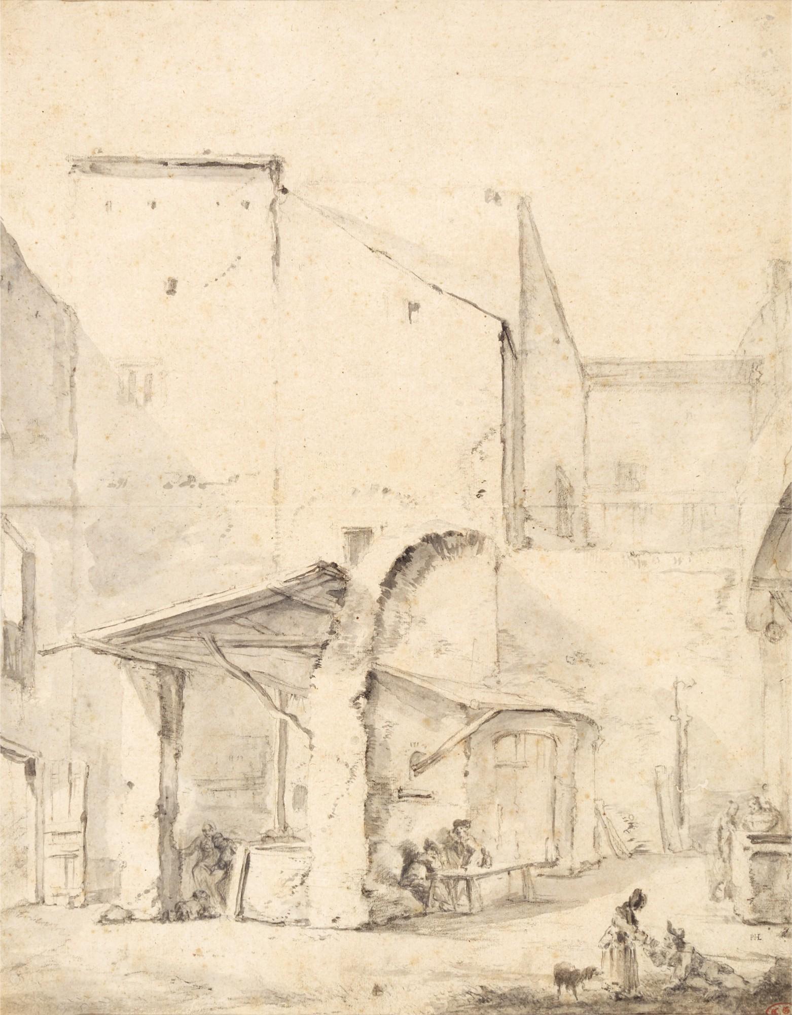 Thomas Wijck - A Roman Courtyard