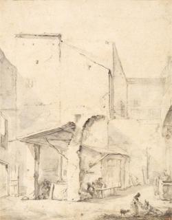 Thomas Wijck - A Roman Courtyard