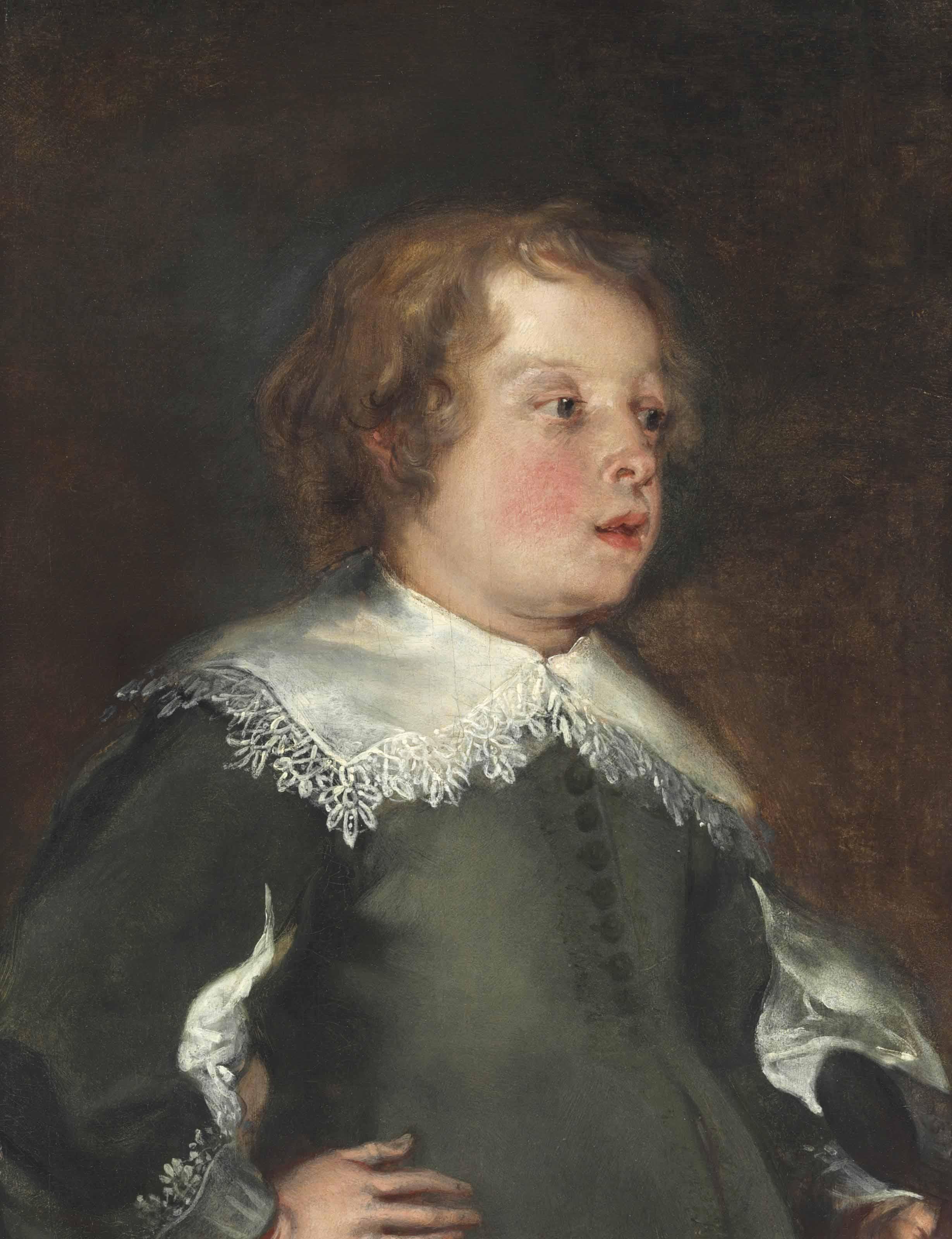 Thomas Willeboirts Bosschaert - Portrait Of A Young Boy, Half-Length