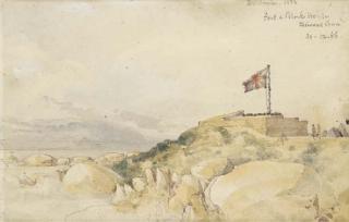 Thomas William Bowler - Fort And Block House, Simonstown (Recto) And Simonstown (Verso): And Near The Fort And Block House, Simonstown