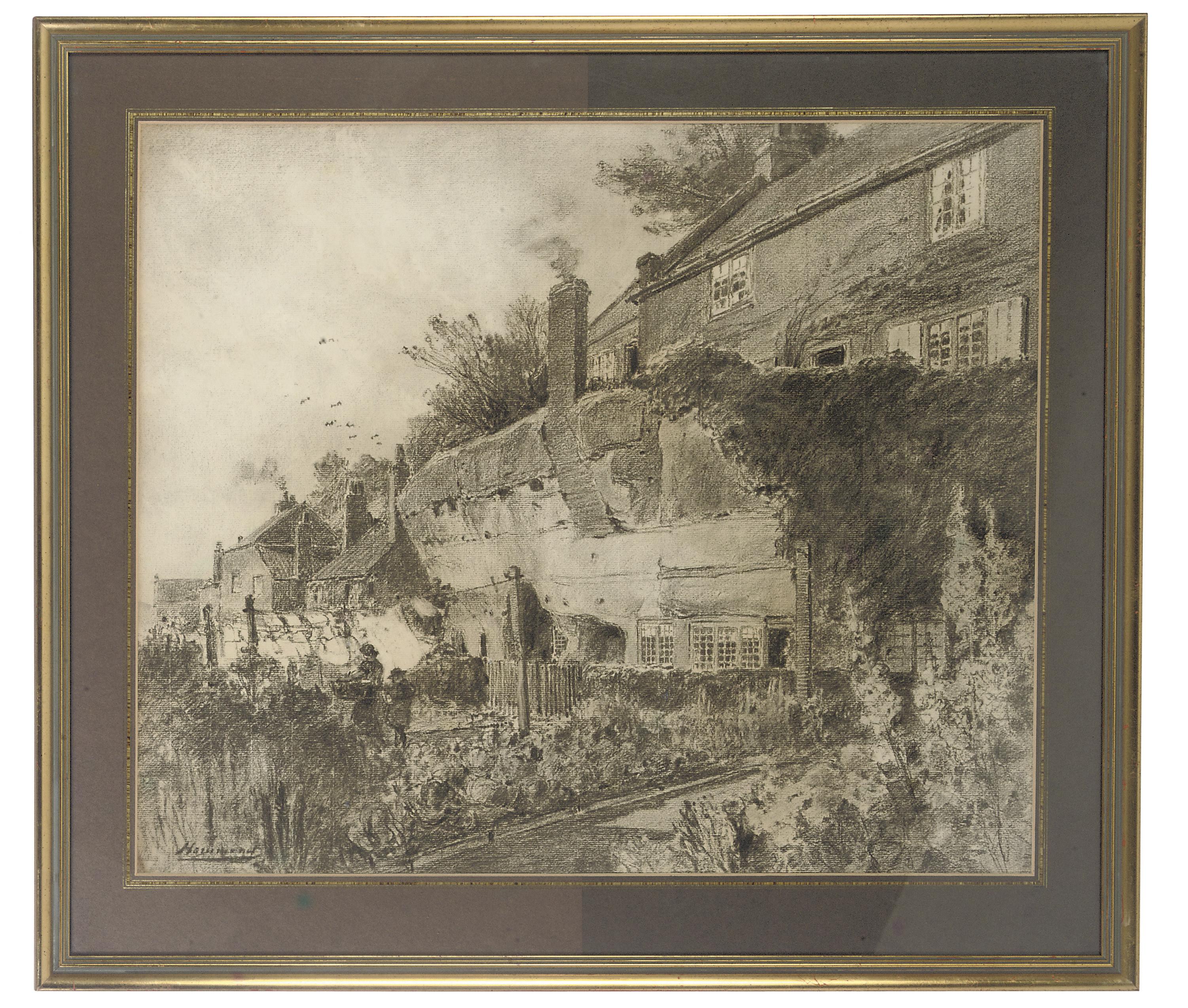 Thomas William Hammond - Sneinton Hermitage; and Trent Bridge, Nottingham each signed \'Hammond\' (lower left)