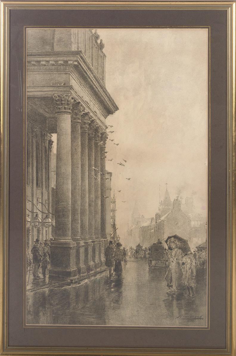 Thomas William Hammond - The Theatre Royal, Nottingham signed and dated \'Hammond/1885\' (lower right)