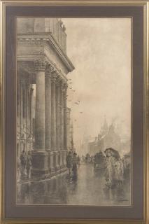 Thomas William Hammond - The Theatre Royal, Nottingham signed and dated \'Hammond/1885\' (lower right)