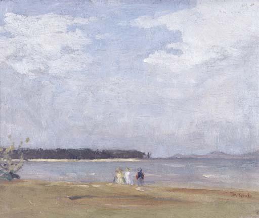 Thomas William Roberts - Figures in a Landscape