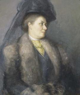 Thomas William Roberts - Portrait of Mrs Tom Roberts