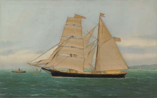 Thomas Willis - The Kaluna passing a coast