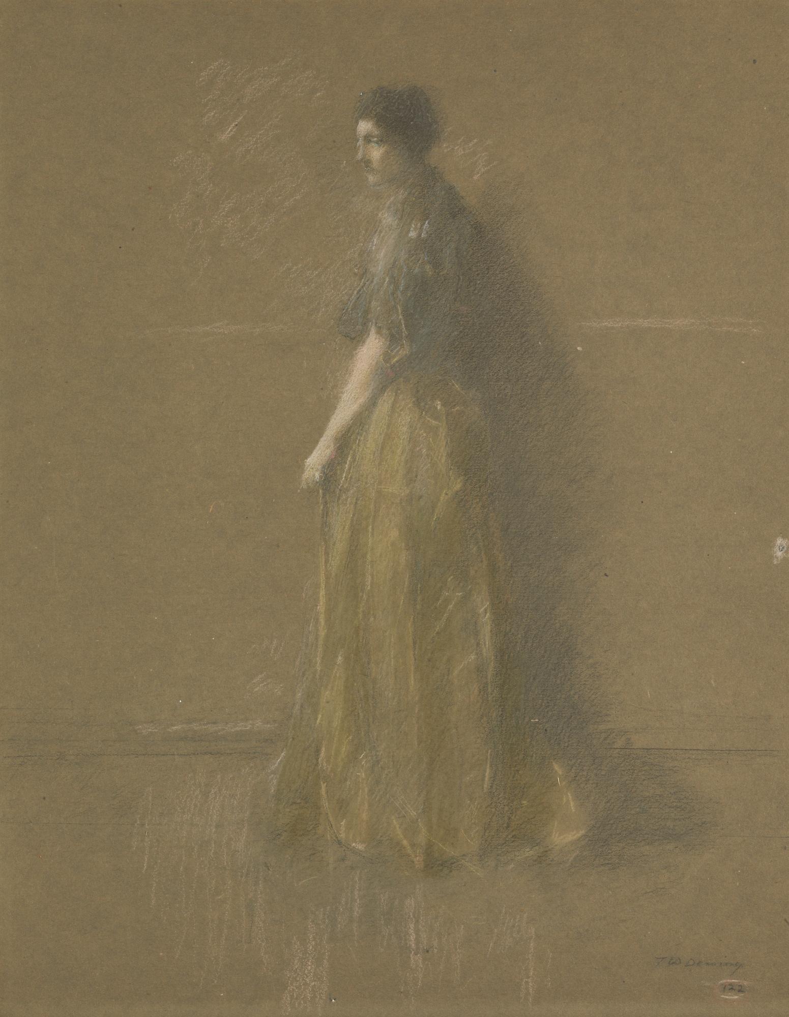 Thomas Wilmer Dewing - The Study, No. 122