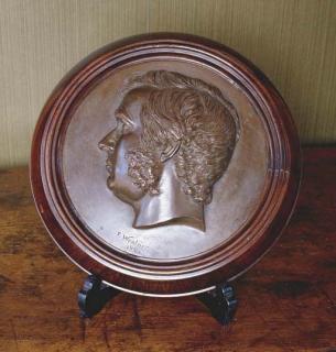 Thomas Woolner - A Portrait Medallion of Sir James Martin