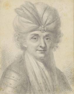 Thomas Worlidge - Study Of A Man Wearing A Turban, Bust-Length, In The Manner Of Rembrandt