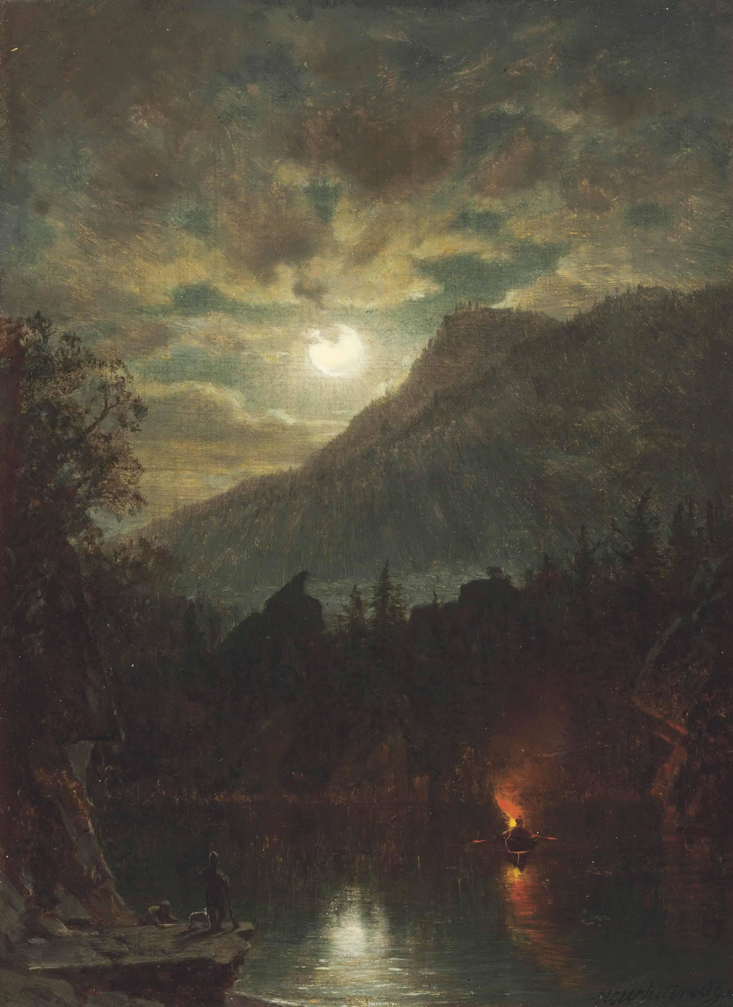 Thomas Worthington Whittredge - Hunters On A Lake