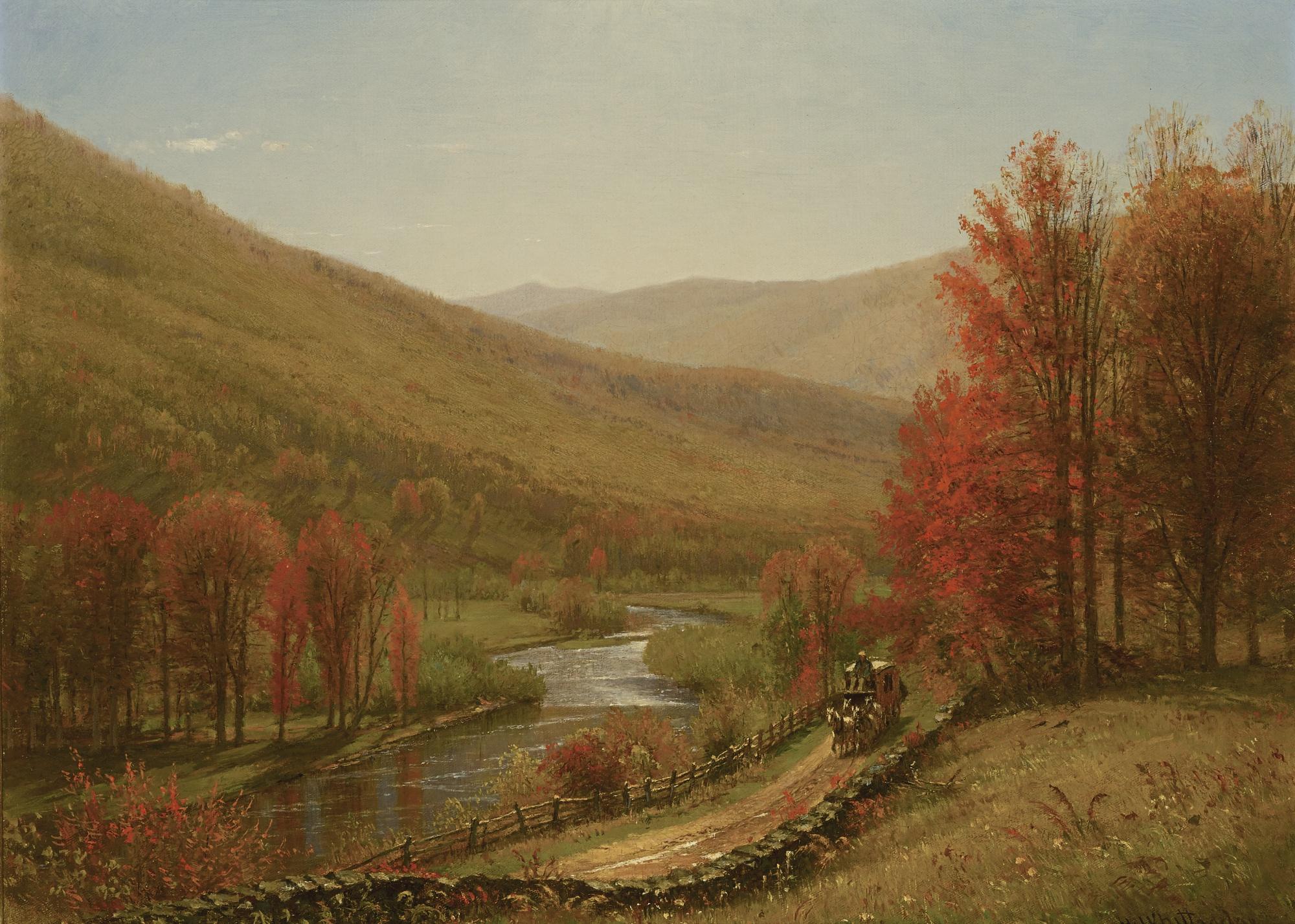 Thomas Worthington Whittredge - Scene On The Upper Delaware, State Of New York