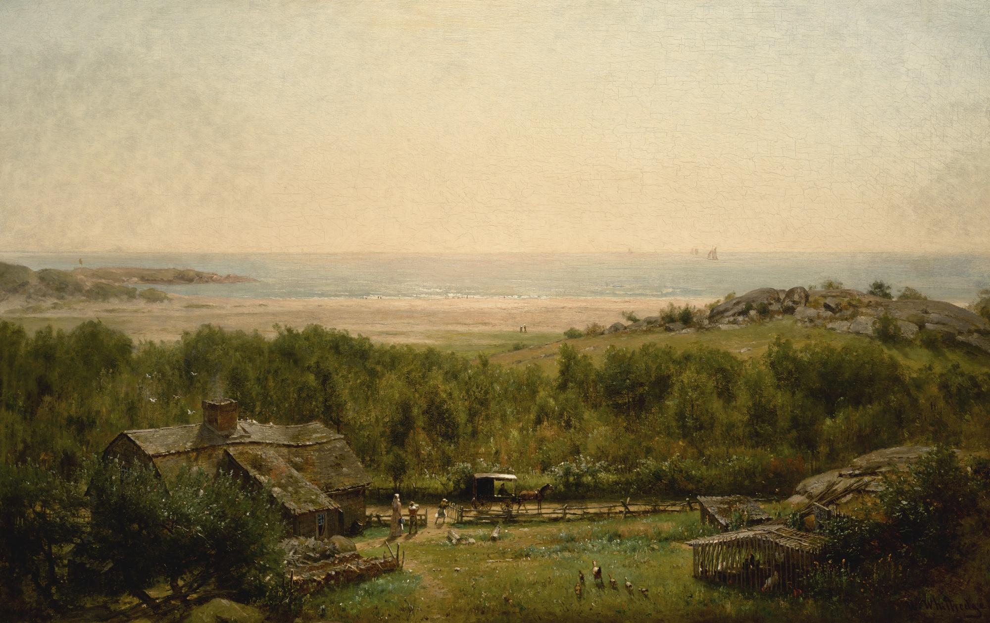 Thomas Worthington Whittredge - The Old Homestead, Newport, Rhode Island