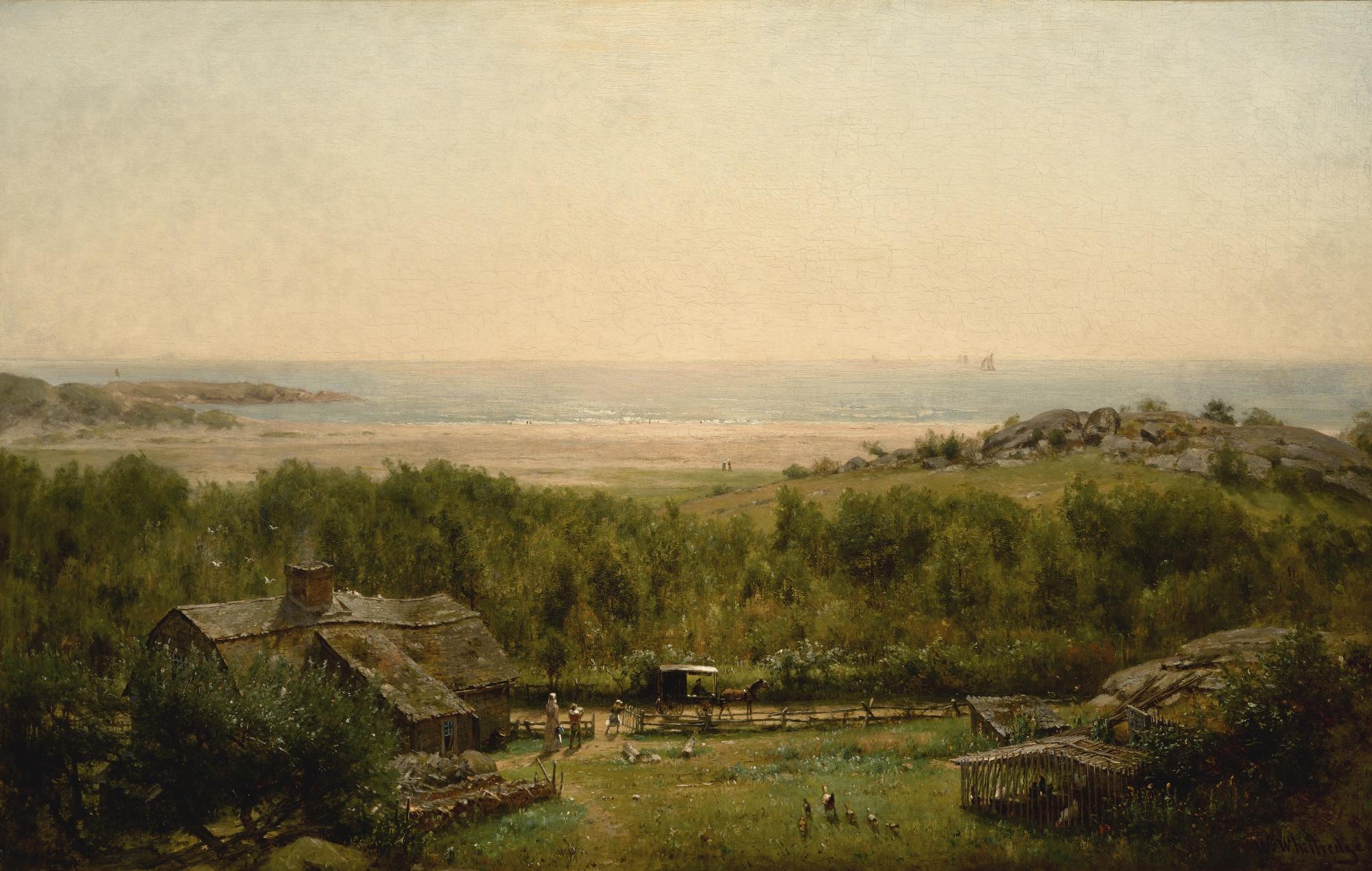 Thomas Worthington Whittredge - The Old Homestead, Newport, Rhode Island