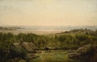Thomas Worthington Whittredge - The Old Homestead, Newport, Rhode Island