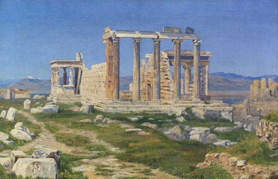 Thorald Læssøe - Der Erechtheion-Tempel auf der Akropolis